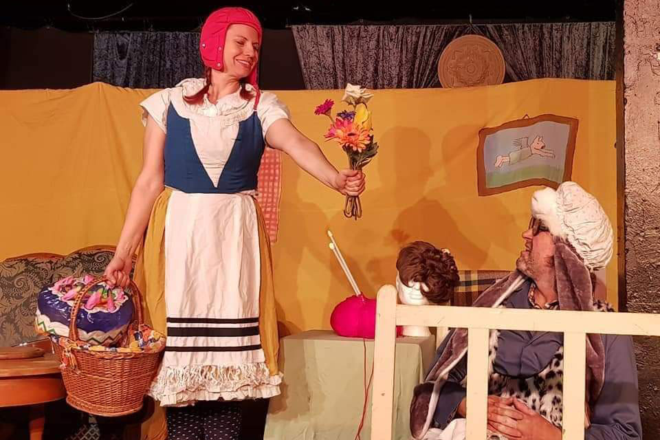 Heike Werntgen als Froschkäppchen